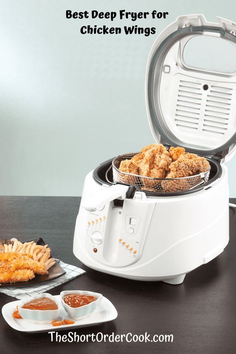 Best Deep Fryer for Chicken Wings - The Short Order Cook Chicken Wings Fried, Wings Fried, Best Deep Fryer, Fried Quail, Chinese Five Spice Powder, Deep Fat Fryer, Fried Foods, Cooking Seafood, Air Fryer Healthy