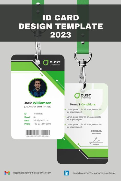 ID Card Design Template Stationery Items Creative Id Card Design, Id Card Design Template, Id Card Design, Card Design Template, Editing Techniques, Company Id, Pharmacy Design, Id Card Template, Photo Editing Techniques