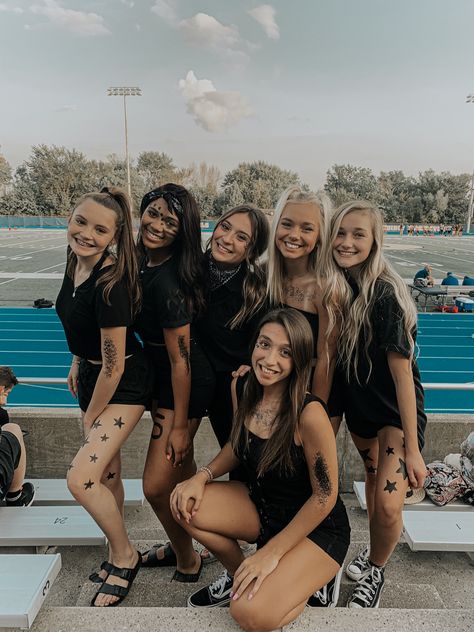 #football #blackout #theme #gameday Cute Blackout Outfits For Football Games, Black Out Ideas For Football Games, Football Blackout Theme, Blackout Theme Outfit, Blackout Gameday Outfit, Hs Football Game Outfit, Blackout Theme Outfit Football, Blackout Outfit Spirit Week, Black Out Themed Football Game