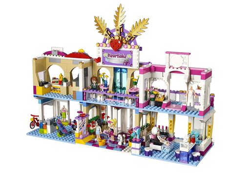 Lego Friends Heartlake Shopping Mall | 17 Lego Sets We Couldn't ... Friends Lego, Lego Elves, Lego Friends Sets, Friends Shopping, Lego Girls, Lego Diy, Lego Activities, Convertible Car, Lego House