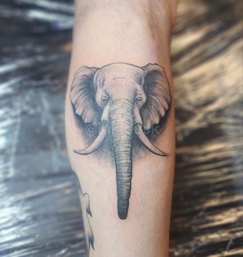 Embrace the majestic grace and wisdom of nature with our stunning elephant tattoo design. This magnificent creature, adorned with intricate patterns and embellishments, represents strength, intelligence, and a deep connection to the natural world. Let this tattoo be a symbol of his own inner strength and wisdom, a timeless tribute to the beauty and power of these gentle giants. Follow my Art IG & TikTok @inkidusk #tattoo #elephant #elephanttattoo #inked #art #tattooartist Portrait Tattoo Design, Elephant Portrait, Tattoo Elephant, Elephant Tattoo Design, Beautiful Elephant, Elephant Tattoo, Deep Connection, Gentle Giant, Inner Strength