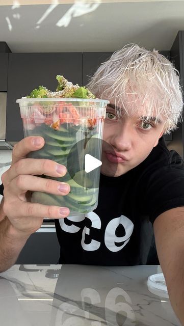 Logan🪵 on Instagram: "California roll cucumber >>>> Containers 🔗 in bio" California Roll In A Bowl, Logan Cucumber, Logan Cucumbers, California Roll Cucumber, Cucumber Salad California Roll, Cucumber Salad Logan, California Roll Cucumber Salad, Logan Cucumber Salad, Cucumber California Roll Bowl