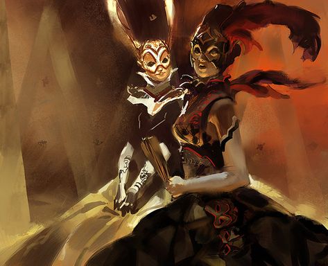 ArtStation - Masquerade, Ahmed Aldoori Masquerade Art, Masquerade Aesthetic, Ahmed Aldoori, Ball Aesthetic, Ange Demon, Illustration Painting, Design Drawing, Dark Fantasy Art, Artwork Design