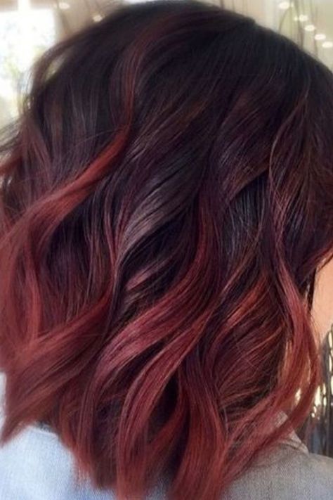 Ombré Hair, Ombre Hair, Auburn, Textured Hair, Dyed Hair, Balayage, Braided Hairstyles, Hair Color, Braids