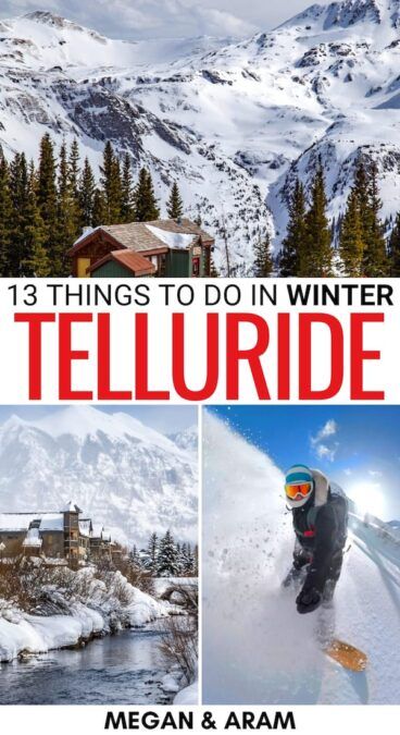 Telluride Colorado Winter, Telluride Winter, Colorado Winter, Telluride Colorado, Usa Travel Guide, Colorado Travel, Winter Hiking, Winter Vacation, Best Hikes