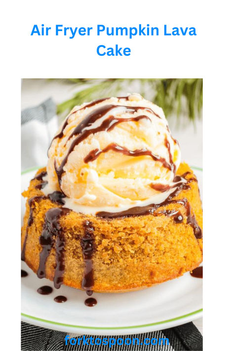 Air Fryer Pumpkin Lava Cake When it comes to planning the perfect fall dessert, an air fryer pumpkin lava cake is guaranteed to impress! With a rich and creamy filling oozing from the center of this spiced-up pumpkin treat, everyone's taste buds will be tantalized. Plus, thanks to the miraculous power of the air fryer, you don't have to worry about overbaking or splattering oil - this mouthwatering masterpiece cooks up in just 15 minutes! Pumpkin Lava Cake Recipe, White Chocolate Lava Cake, Slow Cooker Lava Cake, Caramel Lava Cake, Crockpot Lava Cake, Crock Pot Pumpkin, Air Fryer Pumpkin, Pumpkin White Chocolate, Pumpkin Butterscotch