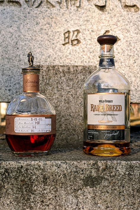 The Whiskey Shelf compares Wild Turkey Rare Breed NCF to Blanton's SFTB to find out if the cheaper option is "better". #bourbon #comparison #bourbonreview Whiskey Shelf, Kentucky Straight Bourbon Whiskey, Wild Turkey, Bourbon Barrel, Rare Breed, Bourbon Whiskey, Cigars, Whiskey Bottle, Bourbon