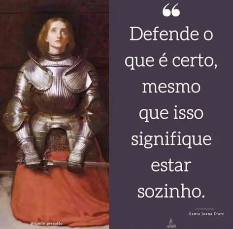 – A dica de Santa Joana D’Arc: | DISCUTINDO CONTEMPORANEIDADES Santa Joana D'arc, Catholic Wallpaper, Catholic Women, Cute Quotes For Life, Jesus Is Life, God First, Jesus Saves, Catholic Faith, Jesus Loves