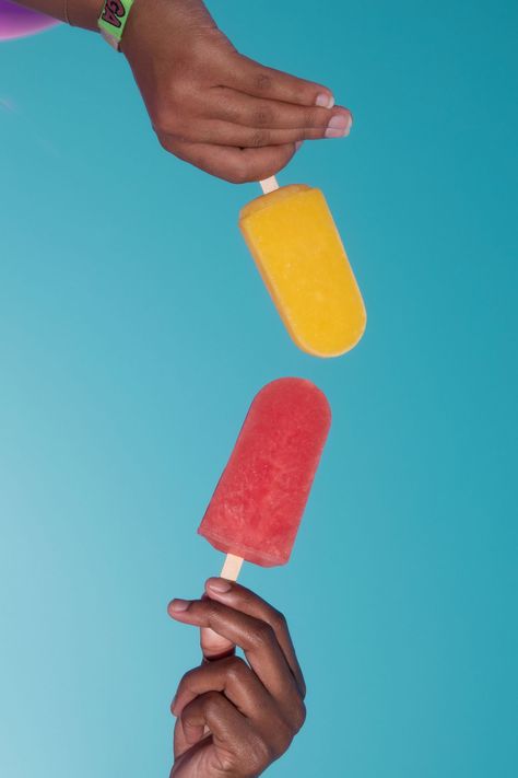 Giant Artists | Jonpaul Douglass Gets A Taste Of Coachella Popsicle Photography, Frozen Tree, Type Posters, Advertising Photography, Popsicles, Design Ideas, Frozen, Ice Cream, Marketing