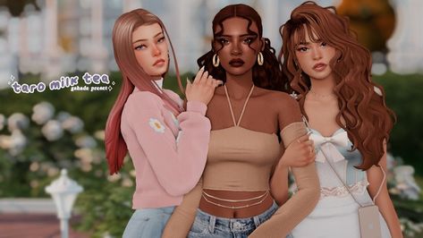 Sims 4 Cas Background, Taro Milk Tea, Sims 4 Couple Poses, Sims 4 Challenges, Sims 4 Cas Mods, Play Sims 4, Sims 4 Anime, Free Sims 4, Sims 4 Gameplay