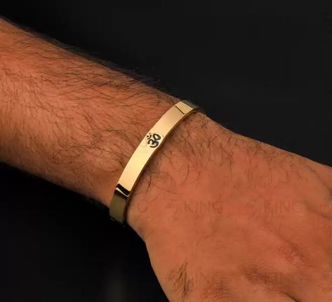 Mens Kada- Buy Products Online at Best Price in India - All Categories | Flipkart.com Mens Bracelet Gold Jewelry Style, Mens Bracelet Gold Jewelry, Man Gold Bracelet Design, Gold Kada, Couple Ring Design, Mens Bangles, Bff Jewelry, Choker Necklace Designs, Modern Gold Jewelry