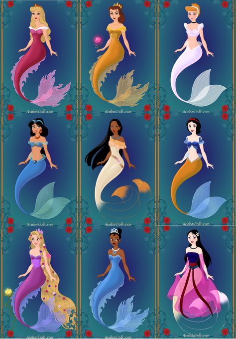 Sirenas de Disney Disney Mermaids, Disney Amor, Humor Disney, Princesas Disney Anime, Princess Stuff, Images Disney, Karakter Disney, Mermaid Disney, Disney Side