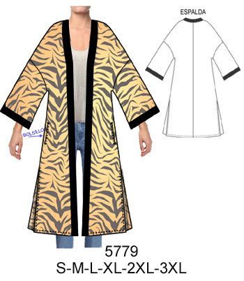 Patron Kimono, Kimono Jacket Sewing Pattern, Long Kimono Jacket, Moda Kimono, Satin Clothes, Wearable Art Clothing, Felt Fashion, Shrug For Dresses, Mode Kimono