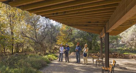 Gallery of Tucson Audubon’s Paton Center for Hummingbird’s Wildlife Pavilion / DUST - 1 Wildlife Pavilion, Patagonia Mountains, Cottonwood Leaf, Off Grid House, Plant Species, San Rafael, Desert Landscaping, Site Plan, Structural Engineering