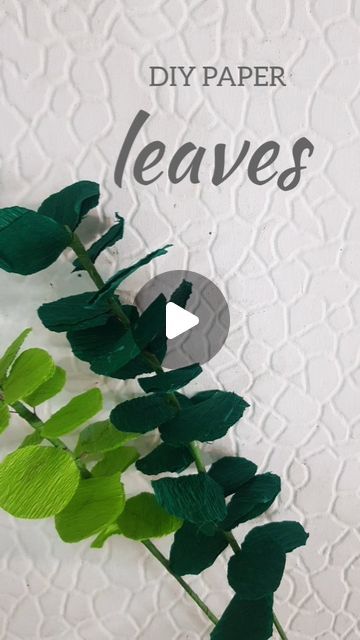 Diy Leaves Decoration, Diy Leaf Decor, Green Leaf Decor, Leaves Decoration, Diy Leaves, Paper Leaves, Leaf Decor, Green Leaf, Diy Paper