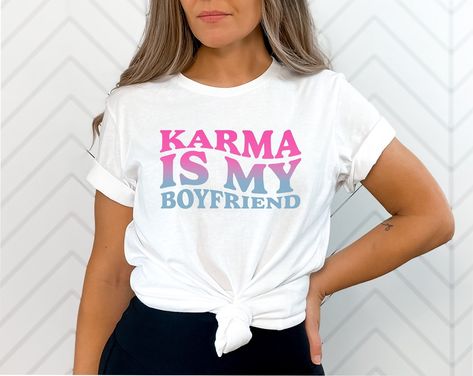 Karma is My Boyfriend T-shirt, Swiftie Midnight Shirt, Eras Tour Shirt, Swifty Lovers Shirt, Swiftie Karma Tee, Funny Music Festival Outfits - Etsy Australia Eras Tour Hoodie, Karma Is My Boyfriend, Eras Tour Shirt, Swift Concert, Funny Music, Music Festival Outfits, Taylor Swift Concert, Music Humor, Boyfriend T Shirt