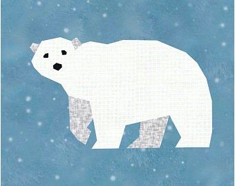 Polar Bear Quilt, Polar Bear Applique, Teddy Bear Quilt Pattern, Bear Applique, Forest Quilt, Wall Quilt Patterns, Leave Pattern, Bear Patterns, Paper Pieced Quilt Patterns