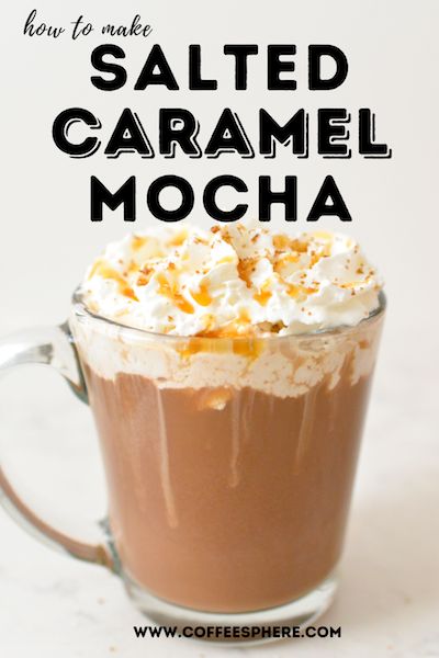 Starbucks Salted Caramel Mocha, Speciality Coffee Recipes, Easy Coffee Drinks Recipes, Easy Coffee Drinks, Mocha Recipes, Salted Caramel Coffee, Starbucks Mocha, Salted Caramel Mocha, Mocha Recipe