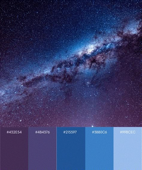 Galaxy Wedding, Planet Colors, Galaxy Colors, Color Catalog, Color Celeste, Galaxy Theme, Colour Pallets, Color Schemes Colour Palettes, Color Palette Ideas