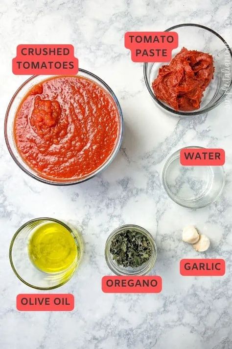 How to Make Homemade Pizza Sauce How To Make Pizza Sauce Easy, Home Made Pizza Sauce Fresh Tomatoes, Pizza Tomato Sauce Recipes, Margarita Pizza Sauce, How To Make Pizza Sauce, Pizza Sauce Healthy, Tomato Paste Pizza Sauce, Tomato Sauce For Pizza, Tomato Sauce Homemade