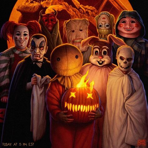 Sammy Trick R Treat, Trick Or Treat Movie Aesthetic, Trick R Treat Art, 2024 Prompts, Trick Or Treat Movie, Trick R Treat Movie, Trick R Treat Sam, Horror Sleeve, Sam Trick R Treat