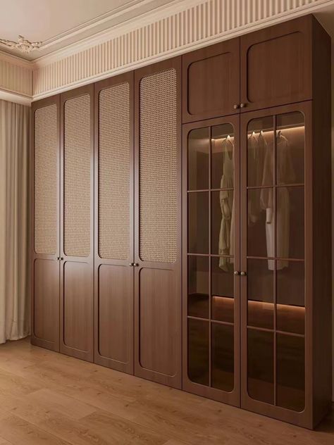 Dressing Room Wooden Design, Teak Wardrobe Design, Wardrobe Furniture Design, Curved Wardrobe, Wardrobe Design Bedroom Indian, Wardrobe Shutters, Wardrobe Shutter Design, Sliding Door Wardrobe Designs, Wooden Wardrobe Design