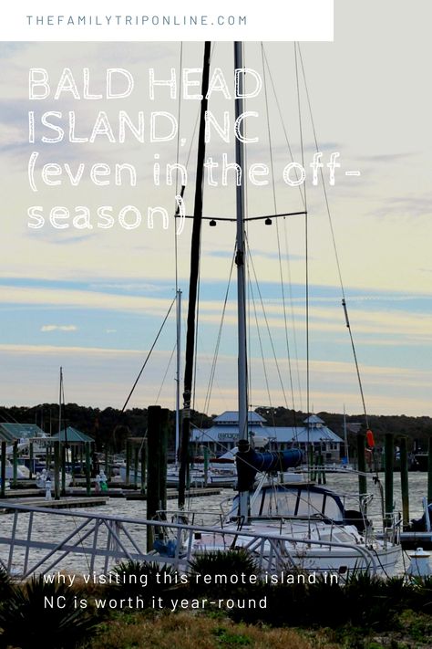 Why this island is worth the visit year-round, but especially in the off-season and winter. Bald Head Island Nc, Bald Head Island, Bald Head, Bald Heads, Remote Island, The Visit, Usa Travel, In The Winter, Travel Usa