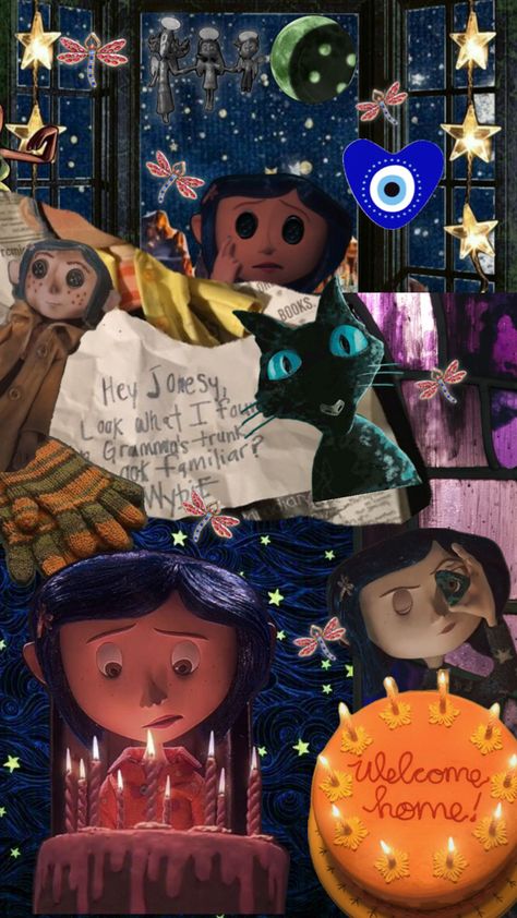 Coraline Backgrounds Wallpapers, Coraline Phone Background, Coraline Garden Wallpaper, 2000s Halloween Wallpaper, Halloween Wallpaper Iphone Coraline, Tim Burton Themed Wallpaper, Coraline Theme Wallpaper, Coraline Halloween Wallpaper, Tim Burton Collage Wallpaper