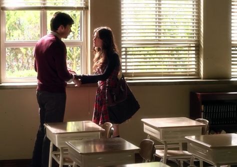 Aria and Ezra Teacher And Student Aesthetic, Noel Kahn, Ezra And Aria, Teacher And Student Relationship, Ezra Fitz, Teacher Aesthetic, Aria Montgomery, Teachers Pet, Bar Grill