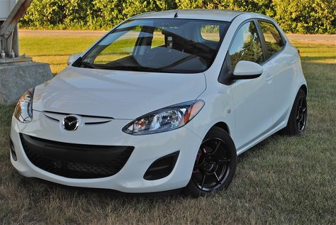 The Official Mazda2 Wheel Thread | Mazdas247 Miata Wheels, Painted Tires, 17 Inch Wheels, Mazda 2, Nissan Navara, Car Inspiration, First Car, Yokohama, Gloss Black