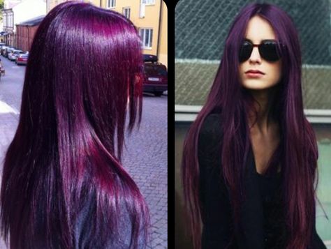 Violet Hair Colors, Hair Color Plum, Plum Hair, Violet Hair, Short Hair Color, Hair Dye Colors, Hair Spray, Hair Reference, Hair Inspiration Color