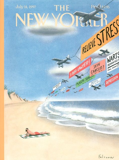 The New Yorker Covers, Ian Falconer, Magazines Cover, The New Yorker Magazine, New Yorker Magazine, New Yorker Covers, Vintage Magazine, The New Yorker, Magazine Art