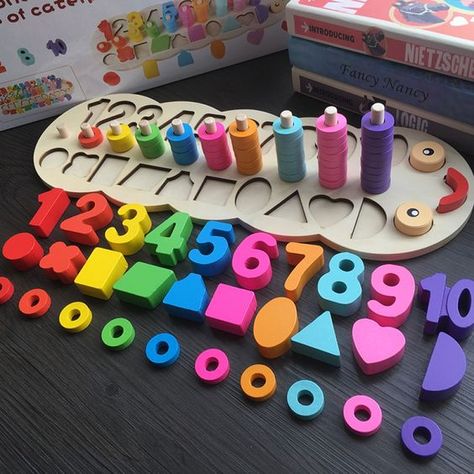 Matching Digital Shape Match Early Education Teaching Math Toys Diy Sensory Board, Learning To Count, Math Toys, Montessori Math, Montessori Education, Learn To Count, Shape Matching, Montessori Materials, Educational Toys For Kids