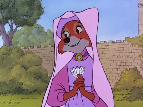 Robin Hood 1973, All Disney Movies, Robin Hood Disney, Maid Marian, Disney Cast, Fair Lady, Old Disney, Disney Aesthetic, My Girlfriend