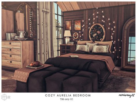 The Sims Resource - Cozy Aurelia Bedroom TSR only CC Bedding Sims 4 Cc, Emo Furniture Sims 4 Cc, Sims 4 Alpha Cc Furniture Bedroom, Sims 4 Bed Cc Furniture, Ts4 Cc Furniture Bedroom Sets, Sims 4 Bedroom Cc Beds, Sims 4 Bedroom Set, Sims Cc Furniture Bedroom, Sims 4 Bedroom Cc Patreon