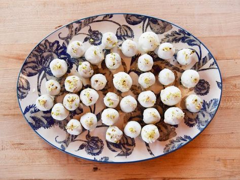 White Chocolate Pistachio Truffles Recipe | Ree Drummond | Food Network White Chocolate Pistachio Truffles Pioneer Woman, White Chocolate Pistachio Truffles, Pistachio Truffles, Pioneer Recipes, Food Network Recipes Pioneer Woman, Ree Drummond Recipes, Chocolate Pistachio, Pistachio Butter, White Chocolate Truffles