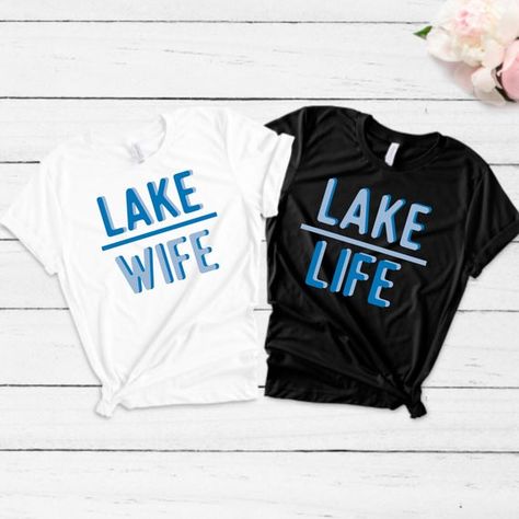 Lake Wife Lake Life Lake Bachelorette Party Shirts | Etsy Nautical Bachelorette Party Shirts, Bachelorette Party Lake, Bridal Party Shirts Bachelorette, Summer Bachelorette Party, Nautical Bachelorette Party, Wife Svg, Bachelorette Cruise, Bachelorette Party Weekend, Bride Sweatshirt