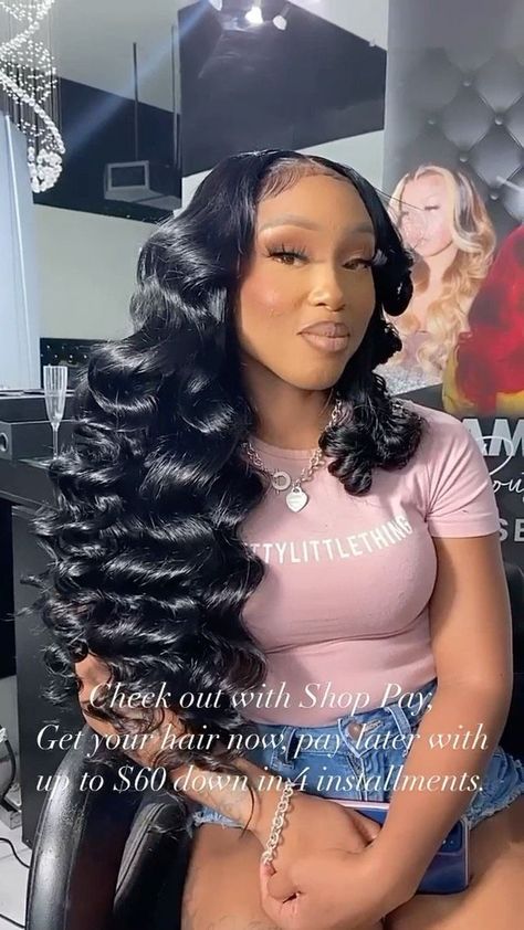 41.6k Likes, 1,275 Comments - Hairriloves™ (@hairriloves) on Instagram: “Curls for the girls!! THOUGHTS? | Tag someone that would love this!   Hairstylist :  @tynishabee _…” Hair Black Women, Curls For The Girls, Frontal Hairstyles, Hair Laid, Dope Hairstyles, Front Lace Wigs Human Hair, Baddie Hairstyles, Hair Black, Black Girls Hairstyles