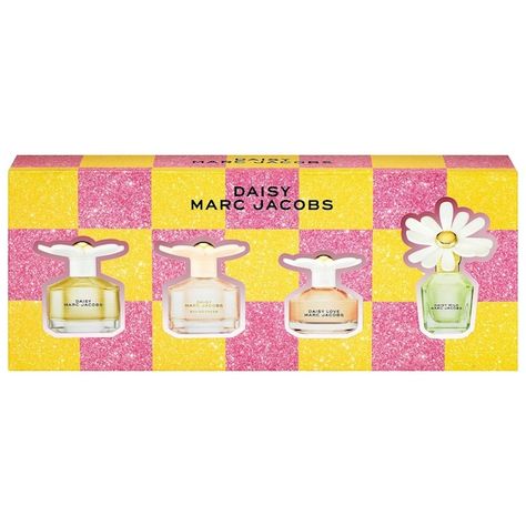 Mini Daisy Collection Coffret Set - Marc Jacobs Fragrances | Sephora Ulta Holiday Gift Sets, Sephora Mini Perfume, Marc Jacob’s Perfume, Preppy Perfume, Mini Perfume Collection, Stocking Stuffers Ideas, Daisy Perfume, Daisy Eau So Fresh, Mini Fragrance