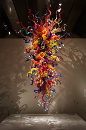 Chihuly Chandelier, Blown Glass Chandelier, Glass Museum, Dale Chihuly, Murano Chandelier, Antique Perfume Bottles, Blown Glass Art, Antique Perfume, Chihuly