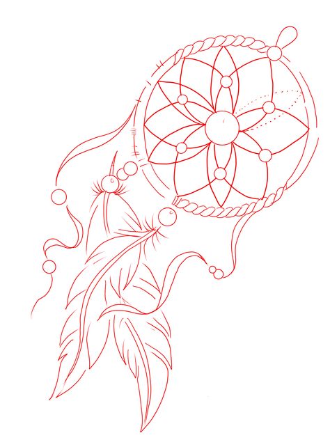 Dream Catcher Outline, Simple Dream Catcher Tattoo, Atrapasueños Tattoo, Dreamcatcher Drawing, Dream Catcher Drawing, Native American Tattoo Designs, Dream Catcher Tattoo Design, Cool Tattoo Drawings, Doodle Art Flowers