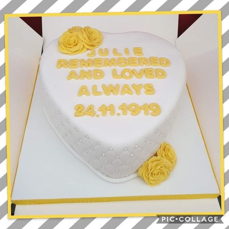 In loving memory heart shaped cake In Loving Memory Cake Ideas, Memorial Cakes In Loving Memory, Heart Shaped Cake, Best Friend Halloween Costumes, Heart Shaped Cakes, Shaped Cake, Halloween Stuff, Loving Memory, In Loving Memory