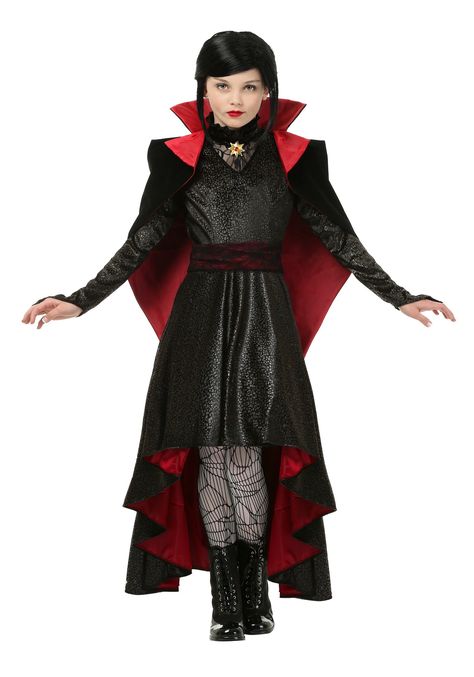 Girls Vampire Costume, Girls Vampire, Vampire Kids, Vampire Dress, Vampire Halloween Costume, Vampire Costumes, Hot Costume, Vampire Costume, Scary Halloween Costumes