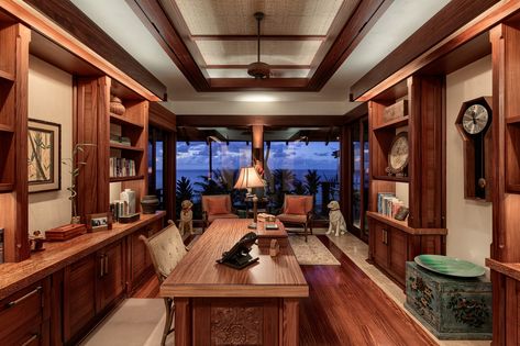 Kauai Compound Seeks $70 Million - WSJ Hawaii House Interior, Hawaiian Interior Design, Hawaii Beach House, Hawaii House, Hawaii Real Estate, Hawaii Homes, Hawaii Life, Beach House Interior, Hawaii Beach