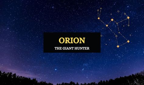 Although the Orion constellation is well-known throughout the world, not many people are familiar with the story behind it. The story of Orion the huntsman was a favorite that was told and retold throughout Ancient Greece but over time, it’s been altered and embellished to the point where it’s become difficult to tell what actually happened. The legend of the great hunter will continue to live on as long as the stars remain in the sky. #orion #constellation #greek #ancient #symbolsage Hunter Symbol, God Zeus, Orion Constellation, The Huntsman, Greek And Roman Mythology, Roman Mythology, The Hunter, The Supreme, Ancient Greece