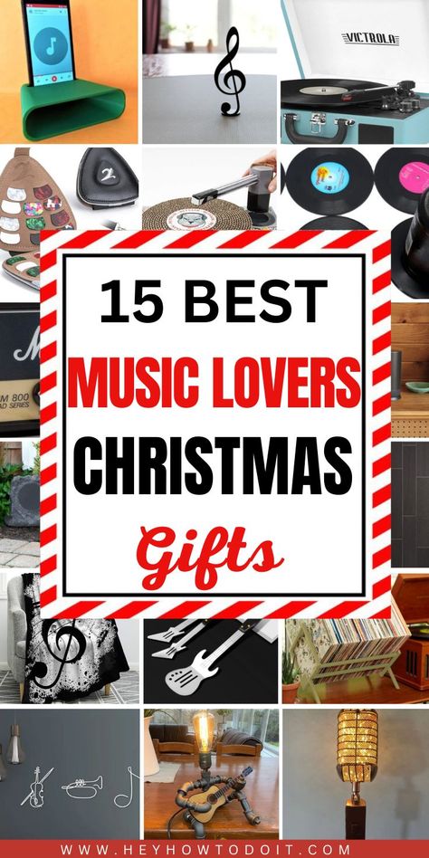 Surprise the music lovers in your life with perfect holiday gifts! From DIY creations and personalized items to unique picks for guitar players and audiophiles, these ideas are sure to hit the right note. Perfect for spreading joy this holiday season! 🌟🎁 #ChristmasGifts #MusicLovers #GuitarGifts Christmas Gifts For Music Lovers, Gifts For Music Lovers, Guitar Gifts, Guitar Players, Gift For Music Lover, Best Christmas, Best Christmas Gifts, Music Lovers, Holiday Gifts