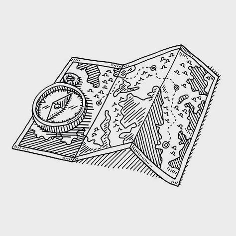 Folded Maps, House Concept, A Series Of Unfortunate Events, The Raven, Hand Drawn Vector, Vector Drawing, Free Vector Art, الرسومات اللطيفة, City Map