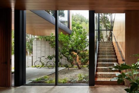 Montalba Architects, Venice Beach House, Concrete Block Walls, Mix Use Building, Glass Walls, Structural Engineering, Venice Beach, Mid Century House, Architecture Firm