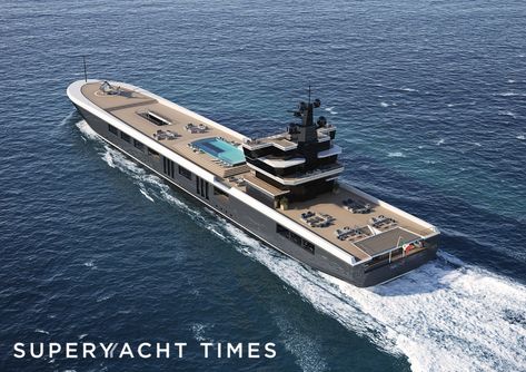 Oceanco and Mario Biferali unveil new 150m ‘Nacht®’ conversion concept Project Antos Yacht Design, Mario, Design