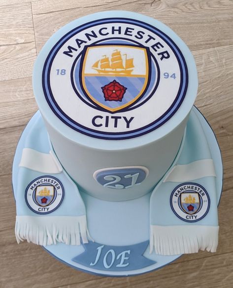 Manchester City Cake, Man City Football, Batman Birthday Cakes, City Cake, Football Cake, Batman Birthday, Grammar School, Brownie Cake, Football Party